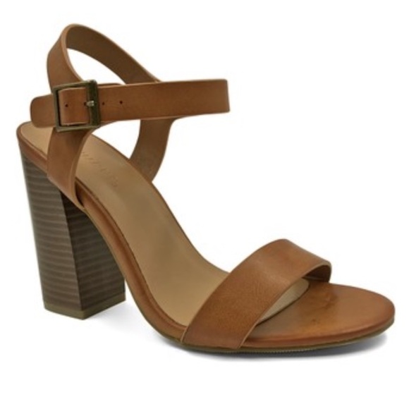 BAMBOO Shoes - BAMBOO Stacked Heel Sandals